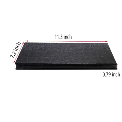 Portable ipad style Standable large empty magnetic palette, holding 60pcs 26mm round or square magnetic pan,Big black magnetic palette