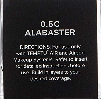 TEMPTU Perfect Canvas Airbrush Foundation Airpod: Anti-Aging Long-Wear Makeup, Buildable Coverage Semi-Matte, Natural Finish