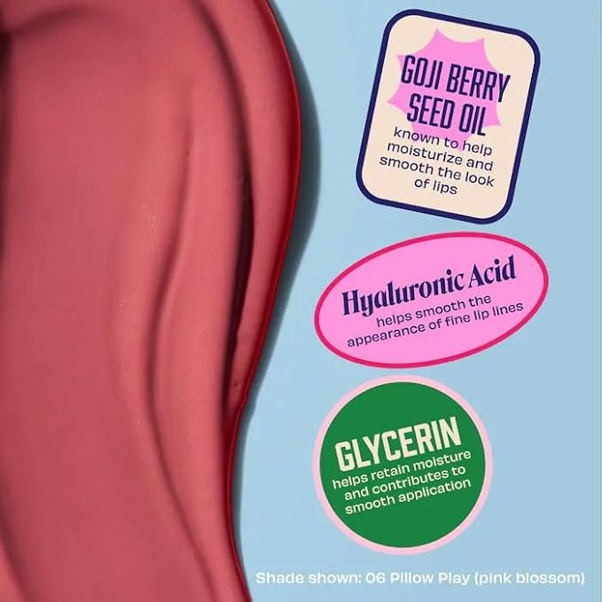 Benefit Plushtint Moisturizing Matte Lip Tint #26 Quilty Pleasure (Rosewood), 0.2 Ounce