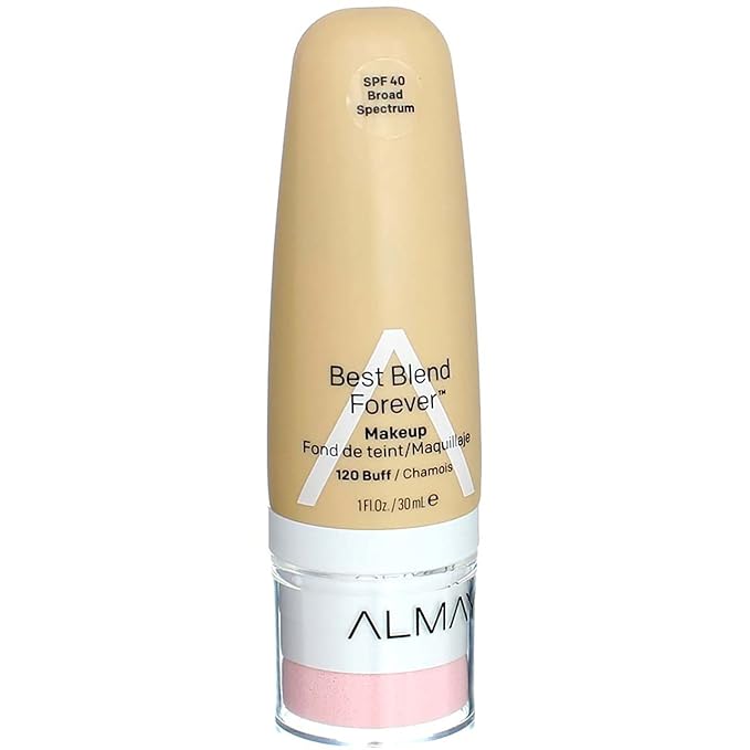 Almay Best Blend Forever Foundation, Buff, 1 fl. oz., SPF 40 Broad Spectrum