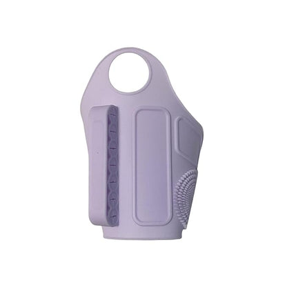 1Pc Makeup Palette Makeup Pad Wrist Strap Makeup Brush Holder,Purple