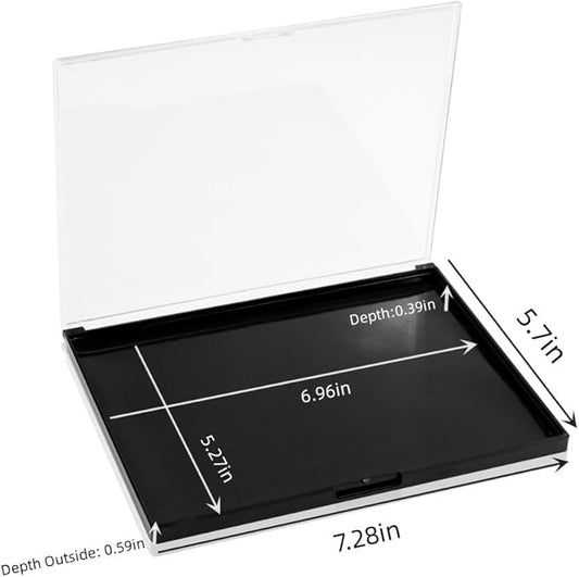 Empty Eyeshadow Magnetic Cosmetic Makeup Case Refillable Container Eye Diy Pans Light Weight Palette 7.28'' x5.7''