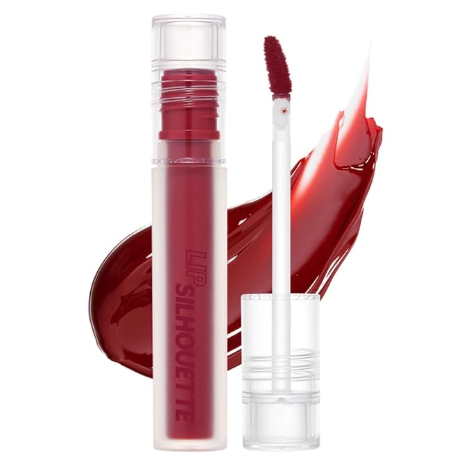 I'M MEME Gloss Tint - Lip Silhouette 08 Maximal Red | Highly Pigmented, Long Lasting, Hydrating & Moisturizing, Light-weight, Glossy Finish, Buildable, Nourishing Crystal Clear Oil, 4ml