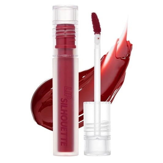 I'M MEME Gloss Tint - Lip Silhouette 08 Maximal Red | Highly Pigmented, Long Lasting, Hydrating & Moisturizing, Light-weight, Glossy Finish, Buildable, Nourishing Crystal Clear Oil, 4ml