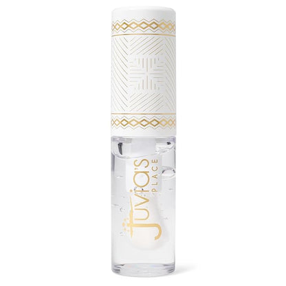 Juvia's Place Magic Lip Oil - White Peach - Smooth, Hydrating w/Vitamin E for Soft, Glossy, Juicy Lips - Infused with Fruit Extracts - Tinted, Shimmering, Lightweight & Non-sticky Lip Oil for Summer