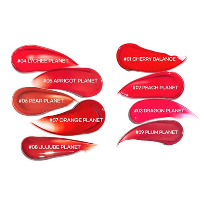 New Planet Tint | Clear Glow Tint Non-Sticky Lightweight Hydrating Long-Lasting Shine High Pigmented Volumizing Moisturizing Natural Lip Stain (#06 Pear Planet, 4.1g)