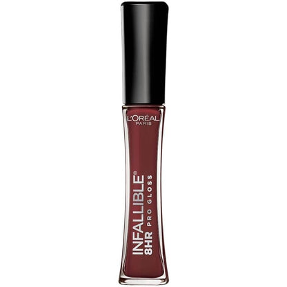 L’Oreal Paris Makeup Infallible 8 Hour Hydrating Lip Gloss, Raisin, 0.21 Fl Oz