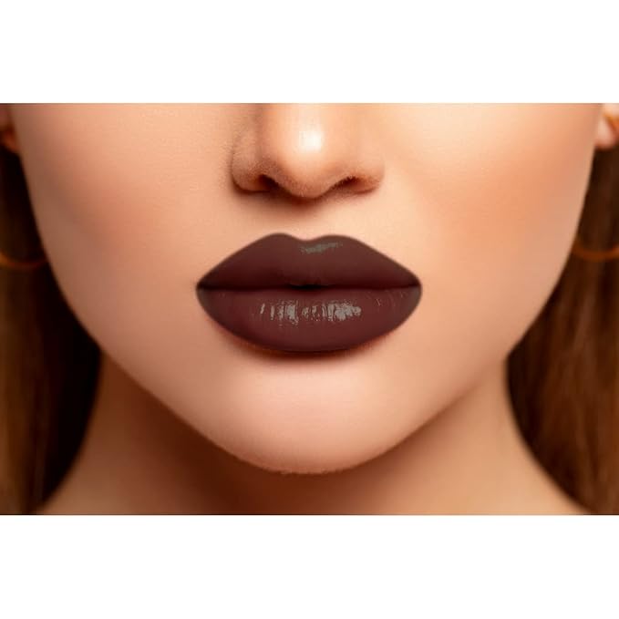 TKB Lip Liquid Color | Liquid Lip Color for TKB Gloss Base, DIY Lip Gloss, Pigmented Lip Gloss and Lipstick Colorant, Made in USA (1floz (30ml), Chocolate Brown)