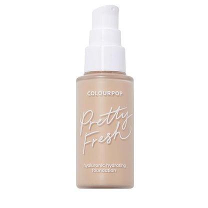 ColourPop Pretty Fresh Liquid Foundation - Hydrating Foundation with Medium, Buildable Coverage & a Natural Finish - Enriched with Hyaluronic Acid & Coconut Water - Light 45W (1 oz)
