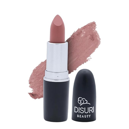 Matte Bullet Long Wear Lipstick - Vegan and Cruelty-Free - Smudge and Waterproof Matte Lipstick with Moisturizing Formula - All Day Comfort - (Rosewood Charm #24)