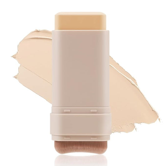 Matte Foundation Stick Makeup, Full Coverage Concealer And Contour Stick Foundation With Built In Applicator