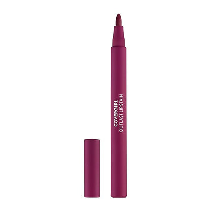 COVERGIRL Outlast Lipstain Bundle - Ruby 30 & Plum Berry 60, Vegan Formula