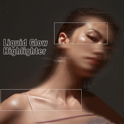 SACE LADY Liquid Highlighter Makeup Shimmer and Shine Ultra-Smooth Radiant Illuminator For Face Cheekbone Body Glow Bronzer Glitter Illuminating Highlighters Makeups, 0.2Fl Oz