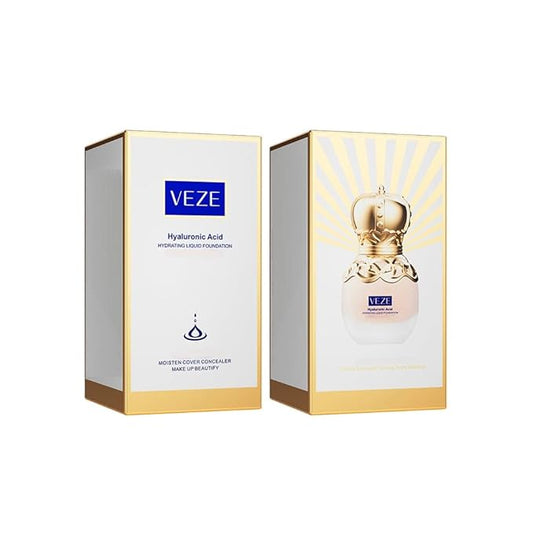 VENZEN Hyaluronic Acid Hydrating Liquid Natural Foundation Makeup Cover Concealer Coverage Moisturizing Skin 30g / 1.01.fl.oz