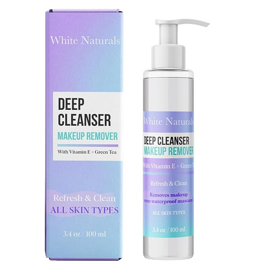 White Naturals Makeup Removal Gentle & Effective Makeup Cleanser,