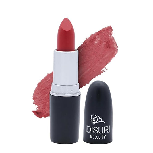 Matte Bullet Long Wear Lipstick - Vegan and Cruelty-Free - Smudge and Waterproof Matte Lipstick with Moisturizing Formula - All Day Comfort - (Bold Garnet #08)