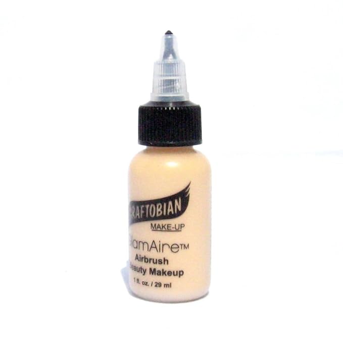 GlamAire Airbrush Makeup by Graftobian - High Definition Airbrush Foundation, Professional Formula for Long-Lasting Wear, For Makeup Artists and Beauty Aficionados, Made in USA, Silk Sprite ©