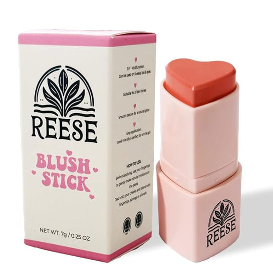 3-in-1 Multifunction Blush Stick - Blush, Lip Tint, Eye Shadow - Creamy, Long-Lasting, Easy Application for a Flawless Look | Ripe Hawthorn