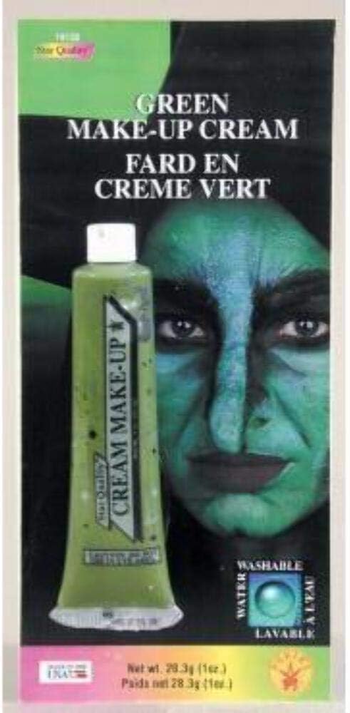Rubie's Green Cream Makeup, 1.0 Ounce