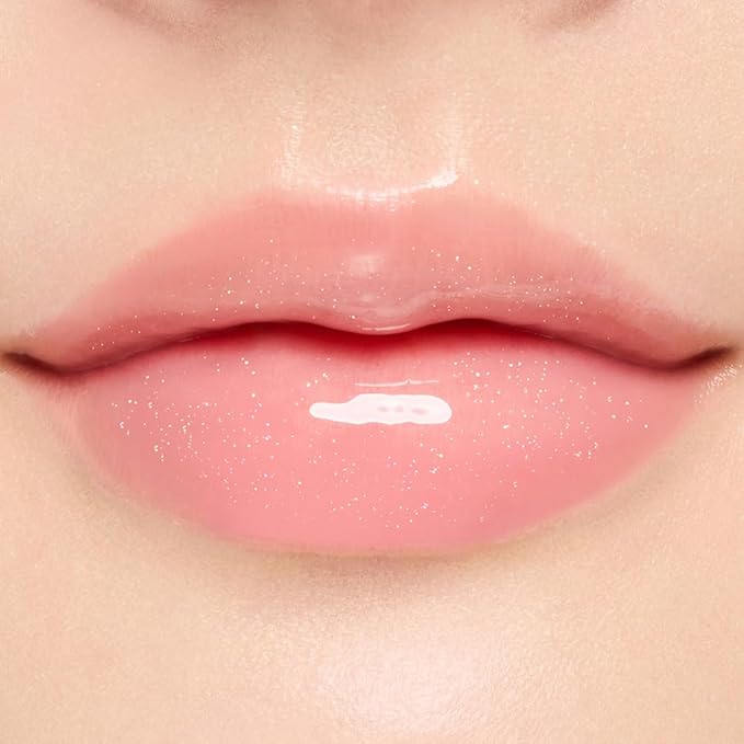 DEARDAHLIA Dear Dahlia Paradise Sparkle Lip Glaze – High-Shine Vegan Lip Gloss for Juicy, Glassy Lips with Glitter or Shimmer Finish, Lip Plumper, Cooling Plumping Formula, 0.19 fl oz - LOVE STONE