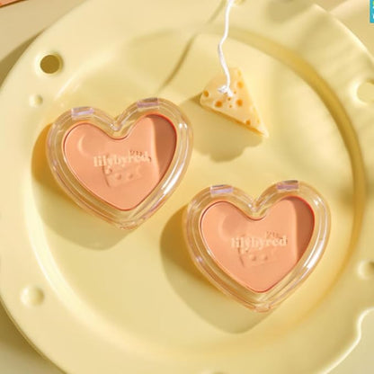 Lilybyred Love Beam Blur Cheek - Soft Blurring Powder Blush with Moody Pastel Colors, Nourishing Formula for a Flawless Radiant Look, K-Beauty (03_Blurry Cheddar)