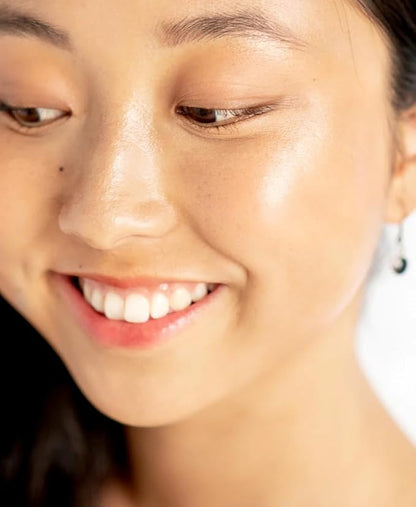 Ere Perez - Natural Oat Milk Liquid Foundation | Breathable, Buildable, Med-Full Coverage, Dewy | Peach Extract, Vitamin E | Vegan, Cruelty-Free, Clean Beauty (Caramel | med golden, 1 fl oz | 30 ml)