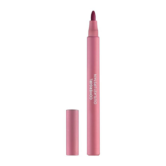 COVERGIRL Outlast Lipstain Bundle - 20 Admire & 35 Canyon Colors, Vegan Formula, 0.06oz Each