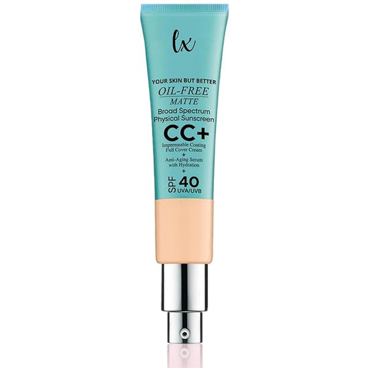LX Blend CC+ Cream Oil Free Matte (Medium) Anti Aging Foundation-SPF 40