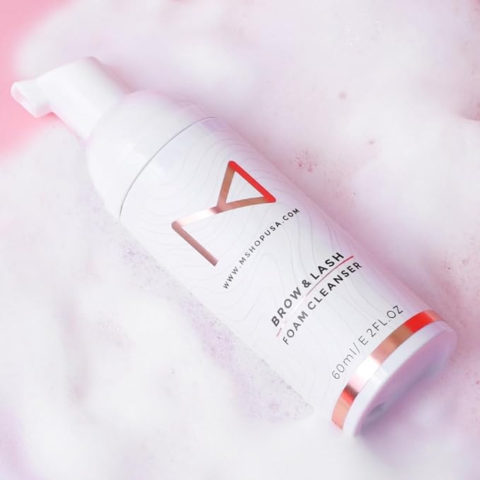 M - Permanent Makeup Brow & Lash Foam Cleanser For Eyelash Extensions, Microblading, Powder Brows, Eyebrows, Nano Brows, Permanent Make Up 60ML
