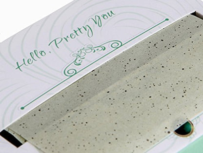 Natural Green Tea Oil Absorbing Tissues - 100 Counts, Premium Face Oil Blotting Paper - Take Only 1 Piece Each Time Design - Large 10cmx7cm Oil Absorbing Sheets, No Waste and Easy to Carry in Pocket!