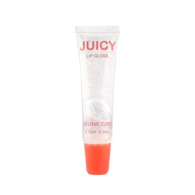 Juicy Lip Gloss, Lipgloss for Women and Girls, Lip Plumper, Lip Makeup Hydrating, Tinted Lip Balm, Colorful Lipgloss Moisturizing and Vibrant #nude