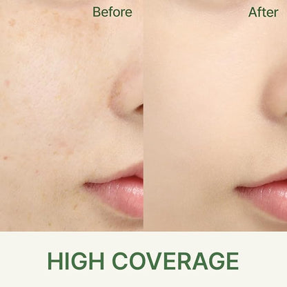 [CHALLANS de PARIS] Cushion de Lunar Excellence Cream Foundation - High Coverage, All-Day Wear, Lightweight Texture, Even Skin Tone, Hydrating Glow, All Skin Types, 0.53 oz (21 Bright Ivory, 0.53 oz)