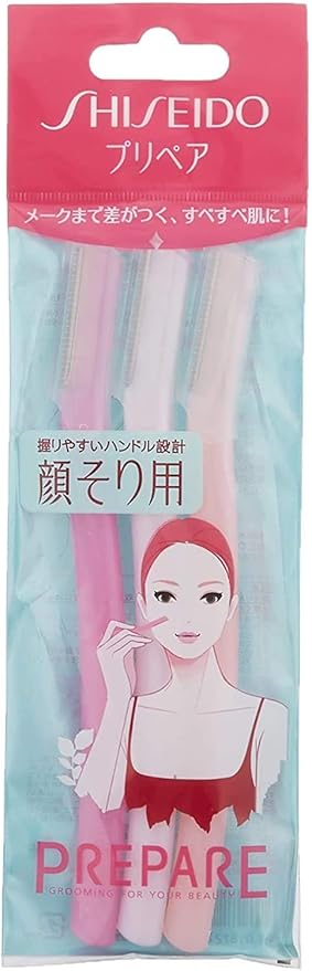 Japanese Razor Facial Prepare 3pcs Set including Japanese Premium Oil Blotting Paper 200 Sheets