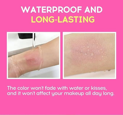 Color Change Lipstick for Women Long Lasting, Glimmer Transferproof Ph-Changing Technology, Subtle & Sheer Pink, Jelly Tinted Lip Balm, Nourishing Moisturizing Lip Gloss, 03# APHRODITE