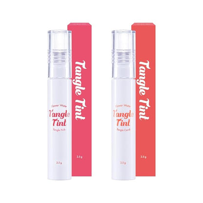 BEAUTY PEOPLE Long Lasting Flower Dew Water Lip Tint with Vitamin-Packed Fruit Extracts for Hydrated Lip Stain (Pink, Coral 7ml)