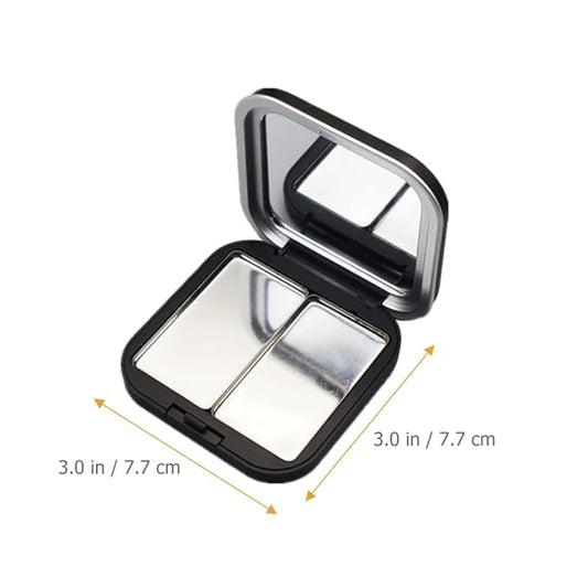 4pcs Empty Lipstick Palette DIY Lipstick Lip Balm Blusher Containers Refillable Makeup Eyeshadow Storage Case Box with Mirror
