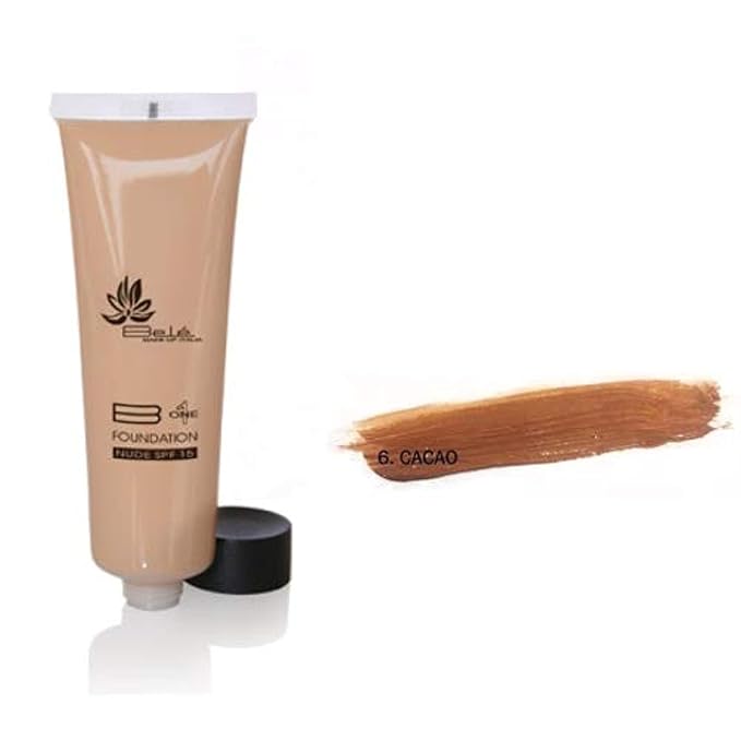 Belé MakeUp Italia b.One Nude Foundation SPF15 (#6 Cacao) (Made in Italy)