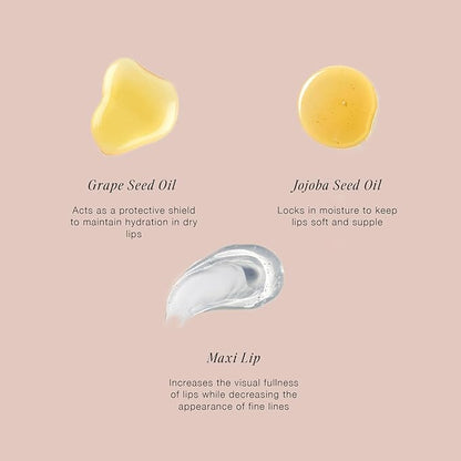 Jouer Essential Vegan Lip Enhancer - Plumping Gloss and Conditioner With Jojoba Seed Oil and Maxi Lip Formula for Fullness - Vanilla (15ml)