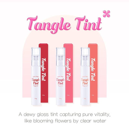 BEAUTY PEOPLE Long Lasting Flower Dew Water Lip Tint with Vitamin-Packed Fruit Extracts for Hydrated Lip Stain (Pink, 3.5ml)