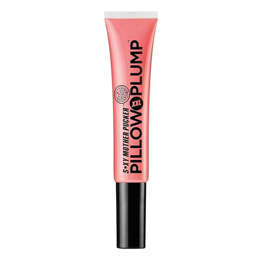 Soap & Glory SMP XXL Pillow Plump Lip Gloss - Hydrating, Plumping Lip Gloss for Full, Volumized Lips - Lip Plumper Gloss + Chocolate Orange Scent with Vegan Formula in Pinkwell (10ml)