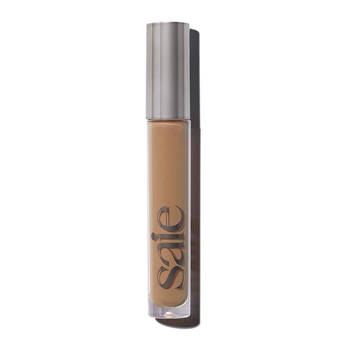 Saie Hydrabeam Under Eye Brightener - Sheer + Hydrating Eye Brightener with Cucumber Extract - Instantly Illuminates Skin for a Radiant Finish - Shade 5.5 (0.2 oz)