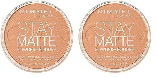Stay Matte Pressed Powder in 021 Nude, Pack of 2