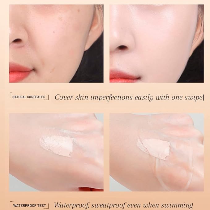 VENZEN Hyaluronic Acid Hydrating Liquid Natural Foundation Makeup Cover Concealer Coverage Moisturizing Skin 30g / 1.01.fl.oz