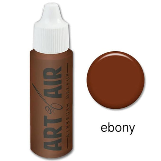 Airbrush Makeup - Foundation 1/2oz Bottle Choose Color (Ebony)