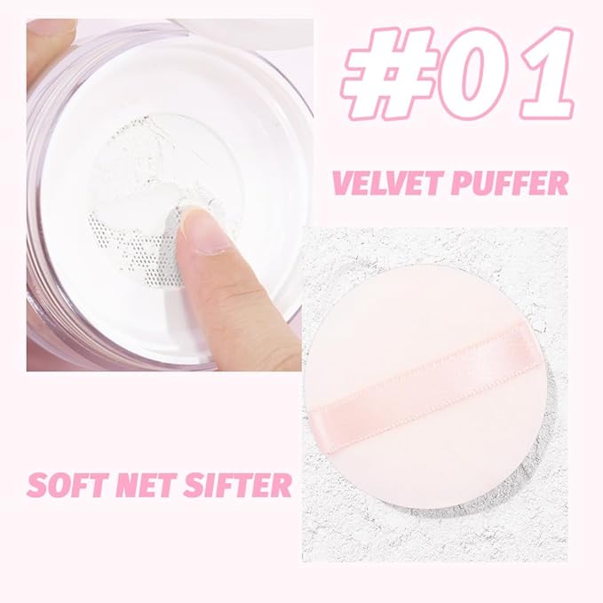 Drying Powder Setting Powder, Soft Finishing Powder - Lightweight Oil Control, Long Lasting, 8 oz (clear, Normal)