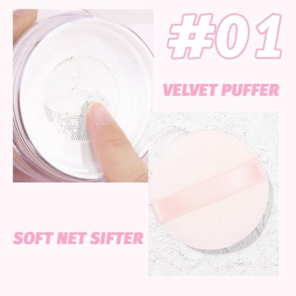 Drying Powder Setting Powder, Soft Finishing Powder - Lightweight Oil Control, Long Lasting, 8 oz (clear, Normal)