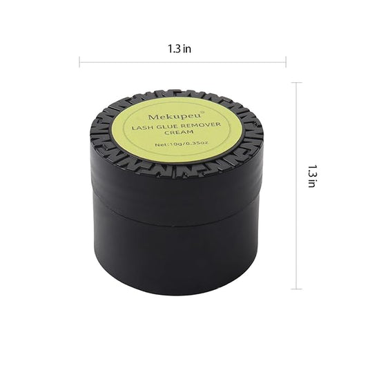 Eyelash Extension Remover Cream Eyelash Adhesive Remover, Low Irritation Cream for Sensitive Skin Professional Eyelash Extensions Dissolves for Salon,10g/0.35Oz (Cantaloupe)