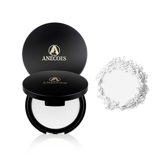 Matte Pressed Powder Makeup Breathable Flawless Foundation 2 Colors, Face Setting Powder Oil-control Moisturizing Non-Sticky,Waterproof Long Lasting Finishing Powder (#01Translucent)