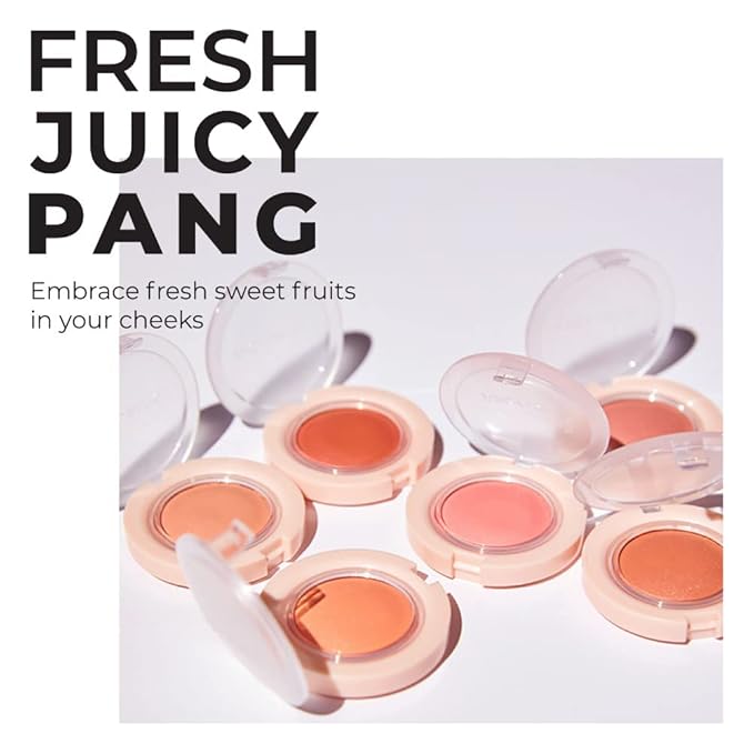 A'PIEU Juicy-Pang Jelly Blusher [CR01] (0.17 oz) - Soft Touch Cheek Color with Creamy Powdery Texture for Natural Dewy-Finish, No Fall-Out.