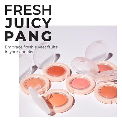 A'PIEU Juicy-Pang Jelly Blusher [CR01] (0.17 oz) - Soft Touch Cheek Color with Creamy Powdery Texture for Natural Dewy-Finish, No Fall-Out.